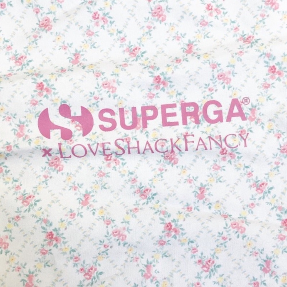Superga x LoveShackFancy Drawstring Backpack NEW - Picture 2 of 5
